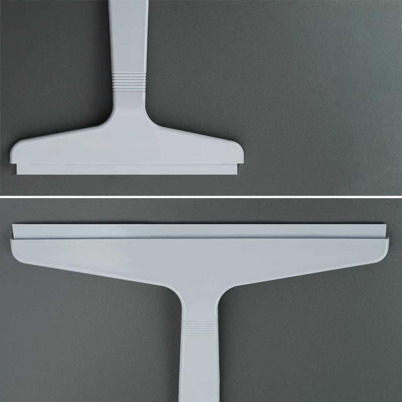 NewTalent New Talent 2 PCS Shower Squeegee White, for Shower Glass, Shower Doors, Bathroom, Window and Car Glass(1 Large and 1 Small) - Image 3